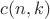 $c(n,k)$