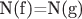 N(f)=N(g)