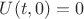 $U(t,0)=0$