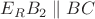 $E_RB_2\parallel BC$