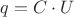 ${q}={C}\cdot{U}$