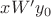 $x ∈ W − y_0$ $x ∈ W − y_0$