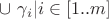 $\cup\ \gamma_i|i\in[1..m]$