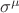 $\sigma^{\mu}$