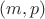 $(m,p)$