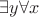 $\exists y \forall x $