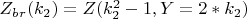 $Z_b_r(k_2)=Z (k_2^2-1,  Y=2*k_2) $