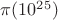 $\pi(10^{25})$