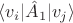 $\langle v_i|\hat A_1| v_j \rangle$