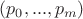 $(p_0,...,p_m)$