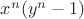 $x^n (y^n-1)$