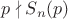 $p\nmid S_n(p)$