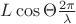 $L\cos\Theta \tfrac{2\pi}{\lambda}$