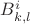 $B_{k,l}^i$
