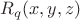 $R_q(x,y,z)$