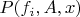 $P(f_i,A,x)$