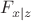 $F_{x|z}$