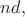 $nd,$