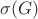 $\sigma(G)$