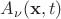 $A_\nu(\mathbf{x},t)$