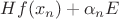 $Hf(x_n)+\alpha_n E$