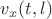 $v_x{(t,l)}$
