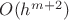 $O(h^{m+2})$ $O(h^{m+2})$