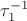 $\tau_1^{-1}$