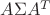 ${A\Sigma A^{T}}
