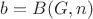 $b=B(G,n)$