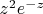 $z^2e^{-z}$