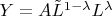 $Y = A \tilde{L}^{1-\lambda} L^\lambda$