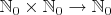 $\mathbb N_0 \times \mathbb N_0 \to \mathbb N_0$