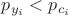 $p_{y_i}<p_{c_i}$
