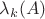 $\lambda_k(A)$