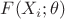 $F(X_i;\theta)$
