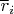 $\overline{r}_i$