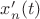 $x'_n(t)$
