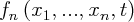 \large$f_{n}\left(x_{1}, ..., x_{n}, t \right)$