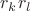 $r_kr_l$
