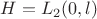 $H = L_2(0,l)$