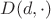 $D(d,\cdot)$