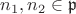 $n_1,n_2\in\mathfrak{p}$