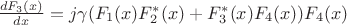 $\frac{dF_3(x)}{dx}=j\gamma(F_1(x) F^*_2(x)+F^*_3(x) F_4(x))F_4(x)$
