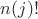 $n(j)!$