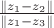 $\frac{\left \| z_1 - z_2 \right \|}{\left \| z_1 - z_3 \right \|}$