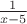 $\frac1{x-5}$