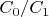 $C_0 /C_1$
