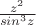 $\frac{z^2}{sin^3z}$