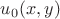 $u_0(x,y)$
